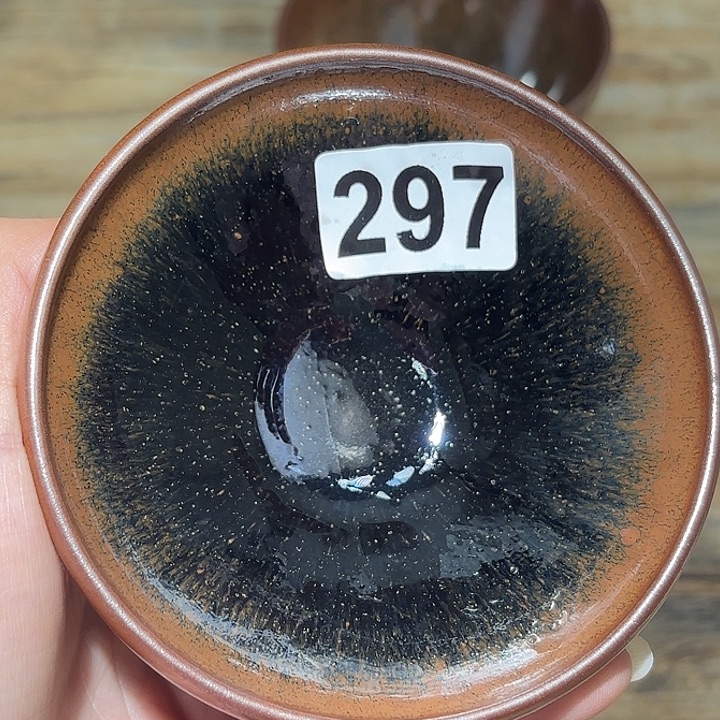 茶盏沐雨茶器柴烧主人杯