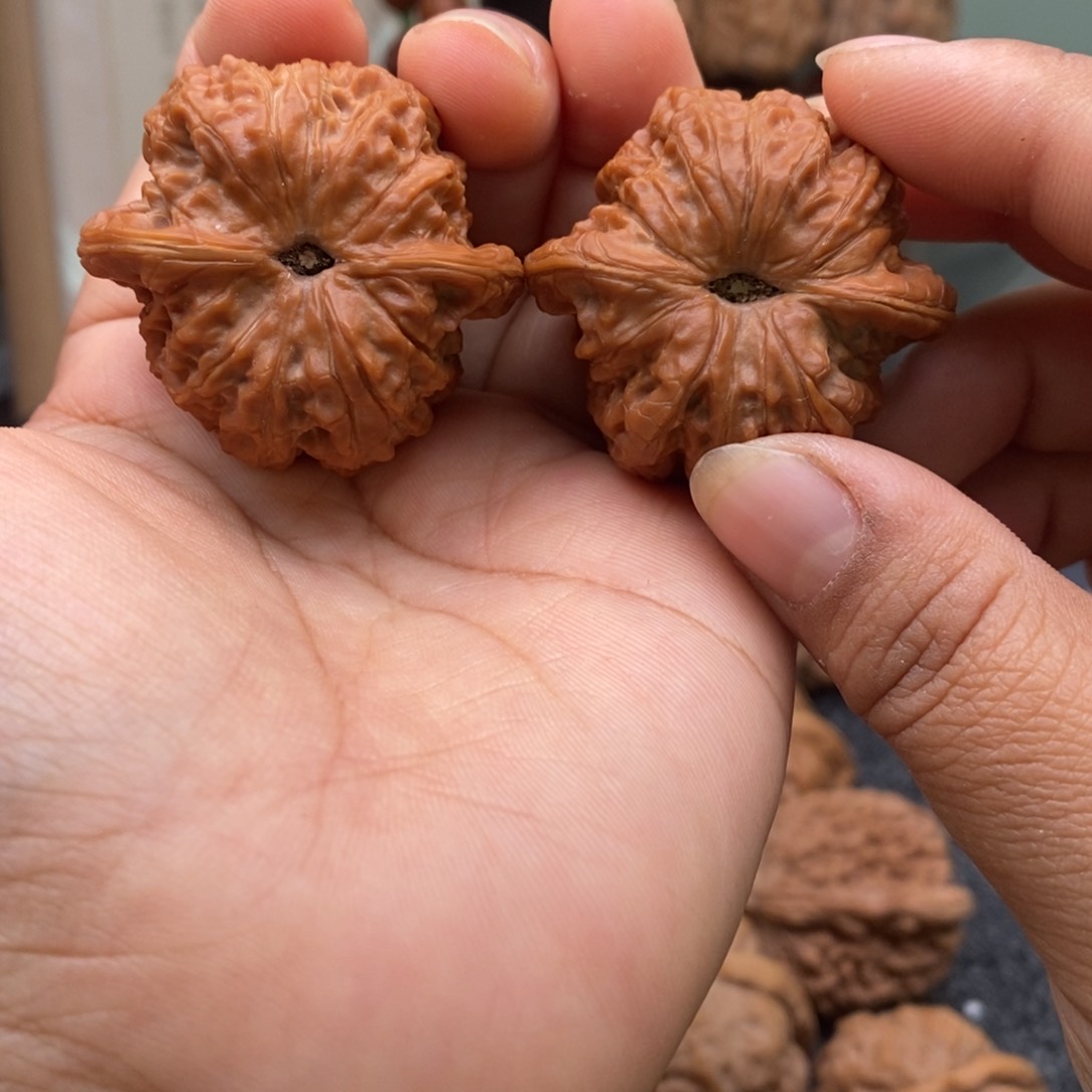 文玩核桃把件39血麒麟