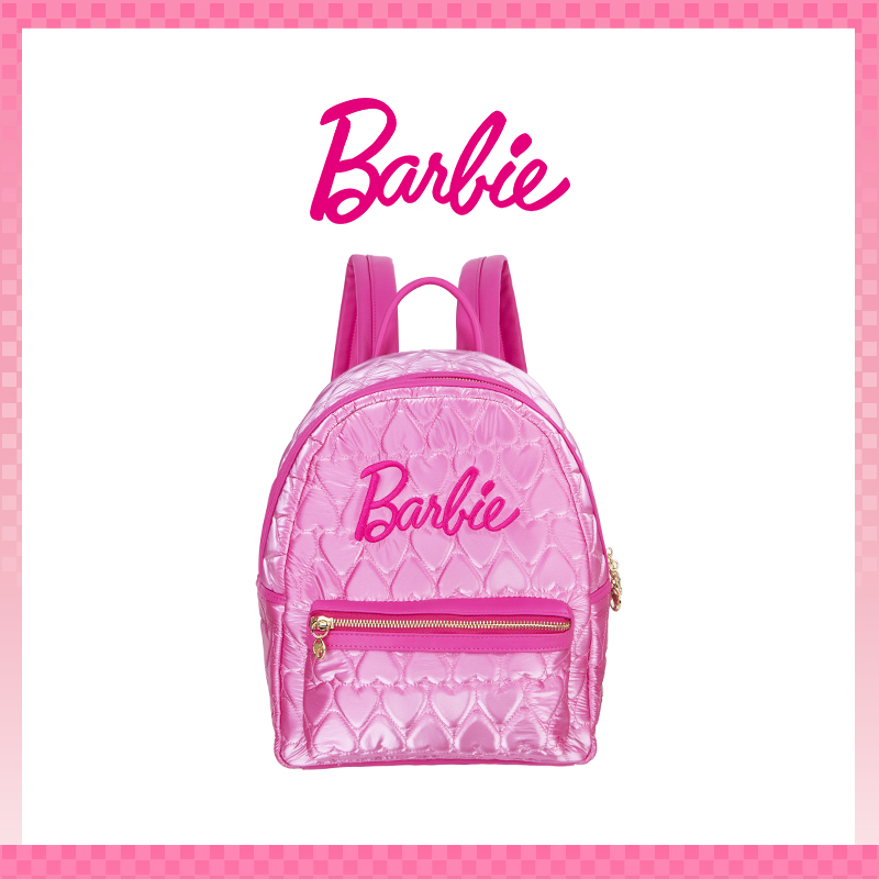 【Barbie芭比官方正品】心形潮流轻便女生双肩背包百搭