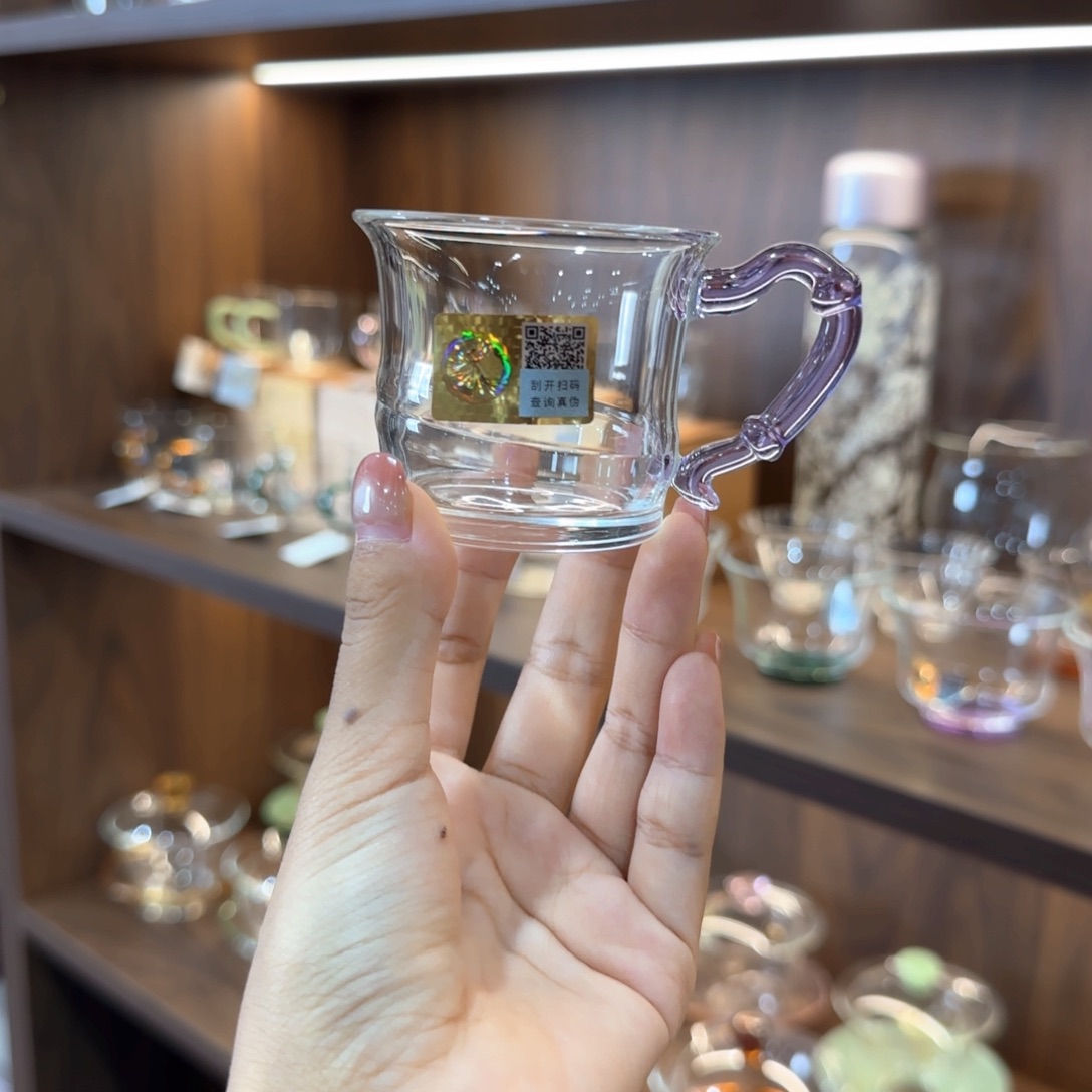 禾器君潋杯浅紫色
