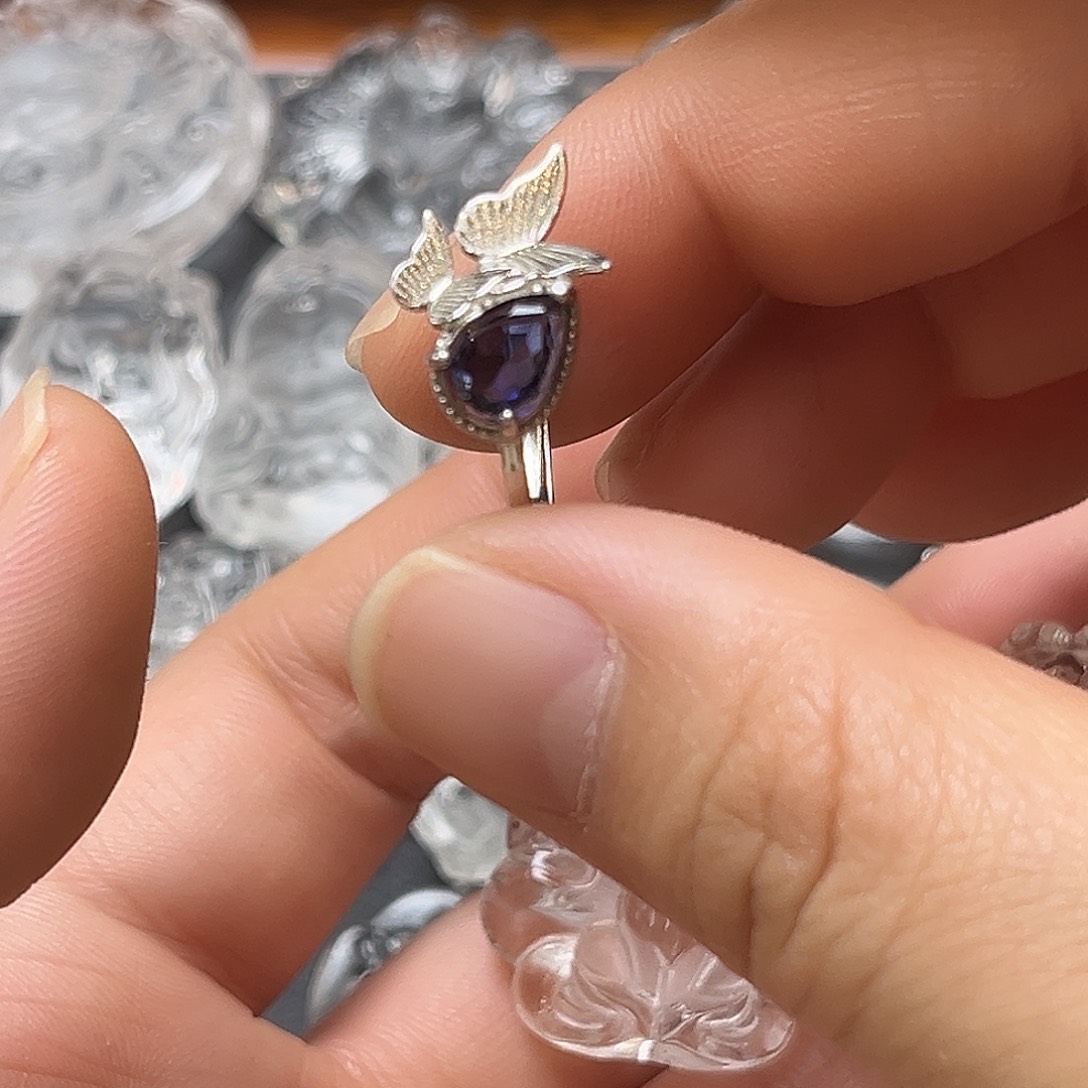 颈饰银S925镶嵌水晶?****?戒指10