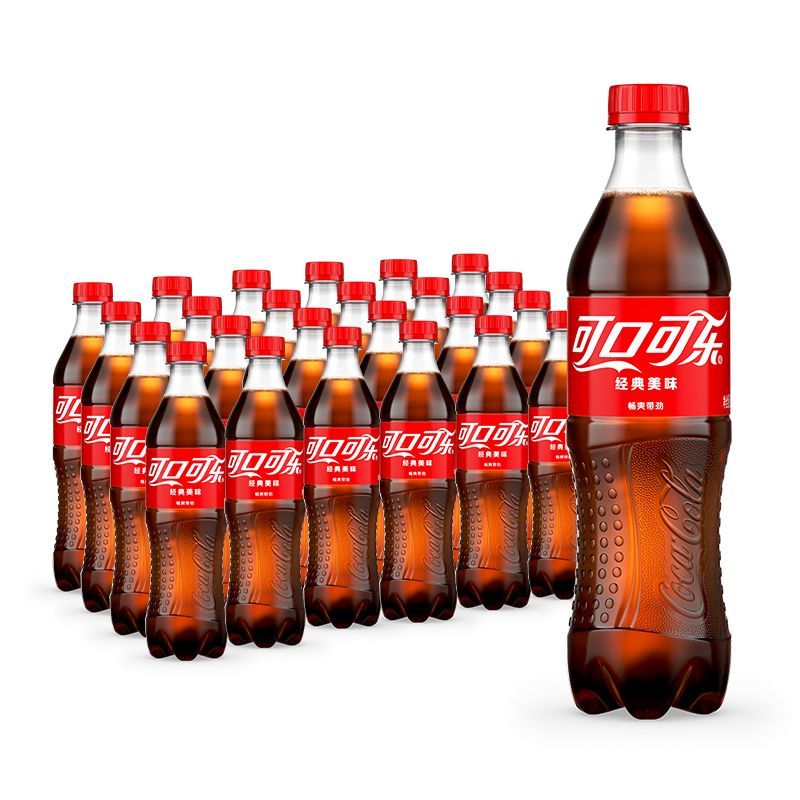 【500mI*3瓶/12瓶】可口可乐/雪碧/芬达碳酸汽水肥宅快乐水大瓶饮料