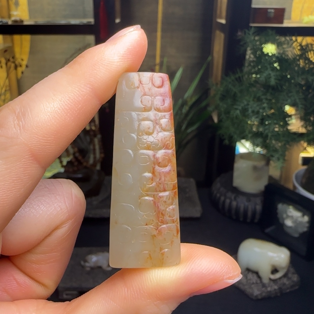 和田玉（糖玉）颈饰未镶嵌穆*