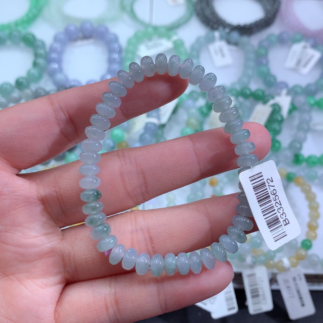 翡翠手链未镶嵌天然