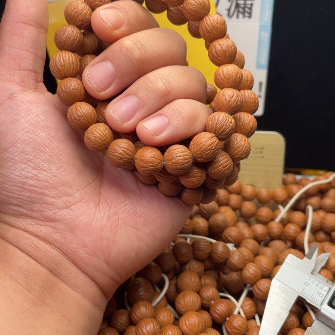 猴头核桃手串凤羽12