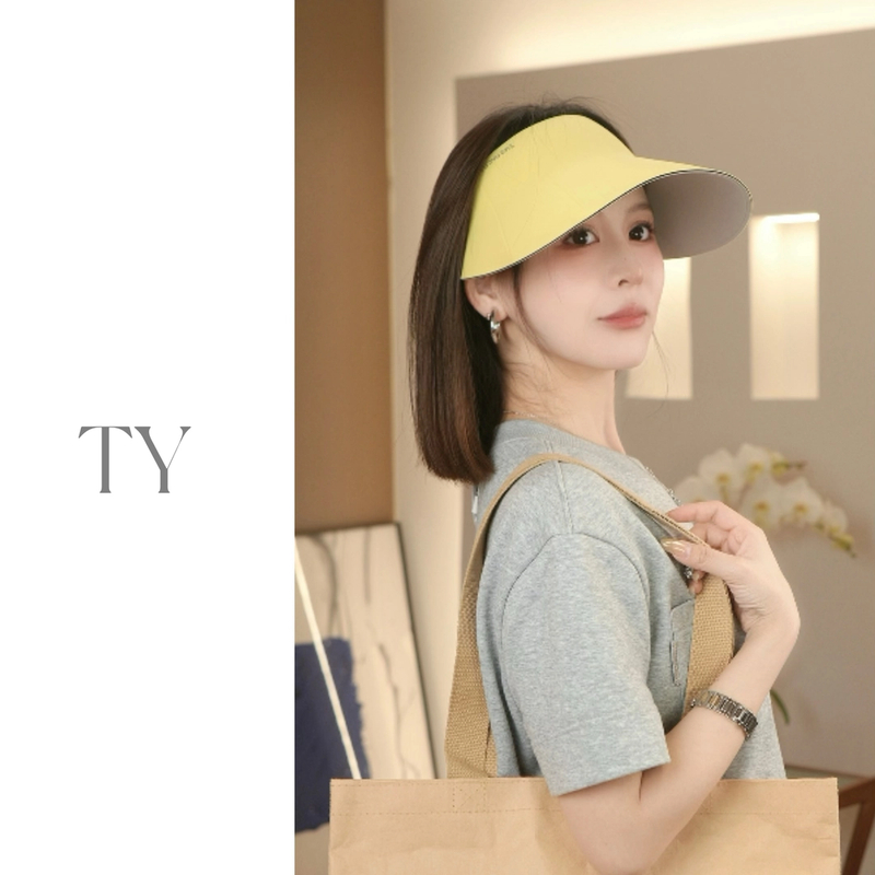 太一ZNS 运动户外可骑行加大亲子款云朵超轻无痕双面防晒帽显脸小