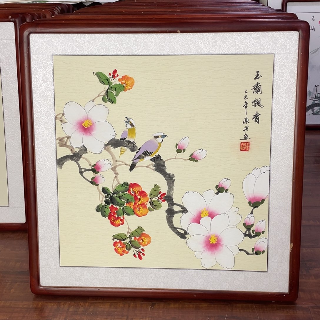 国画带框尺寸63*63厘米