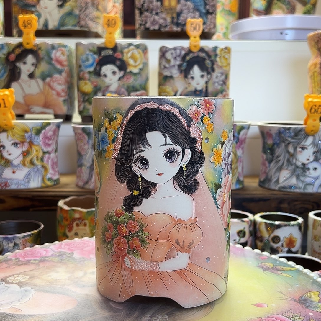 Gogo的精工美女小圆桶盆