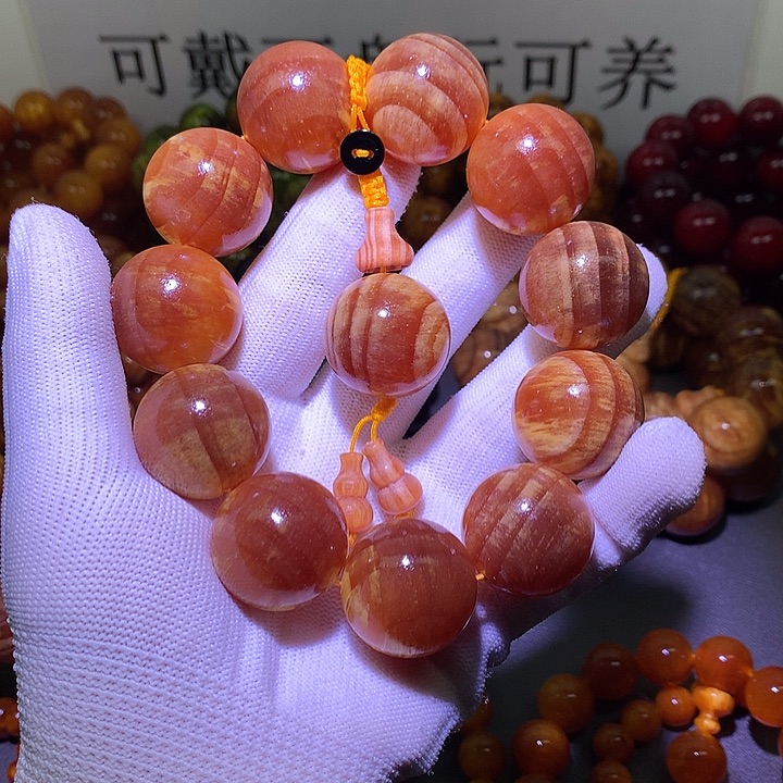 松木（琥珀木）手串/手链2.5 高货原生态