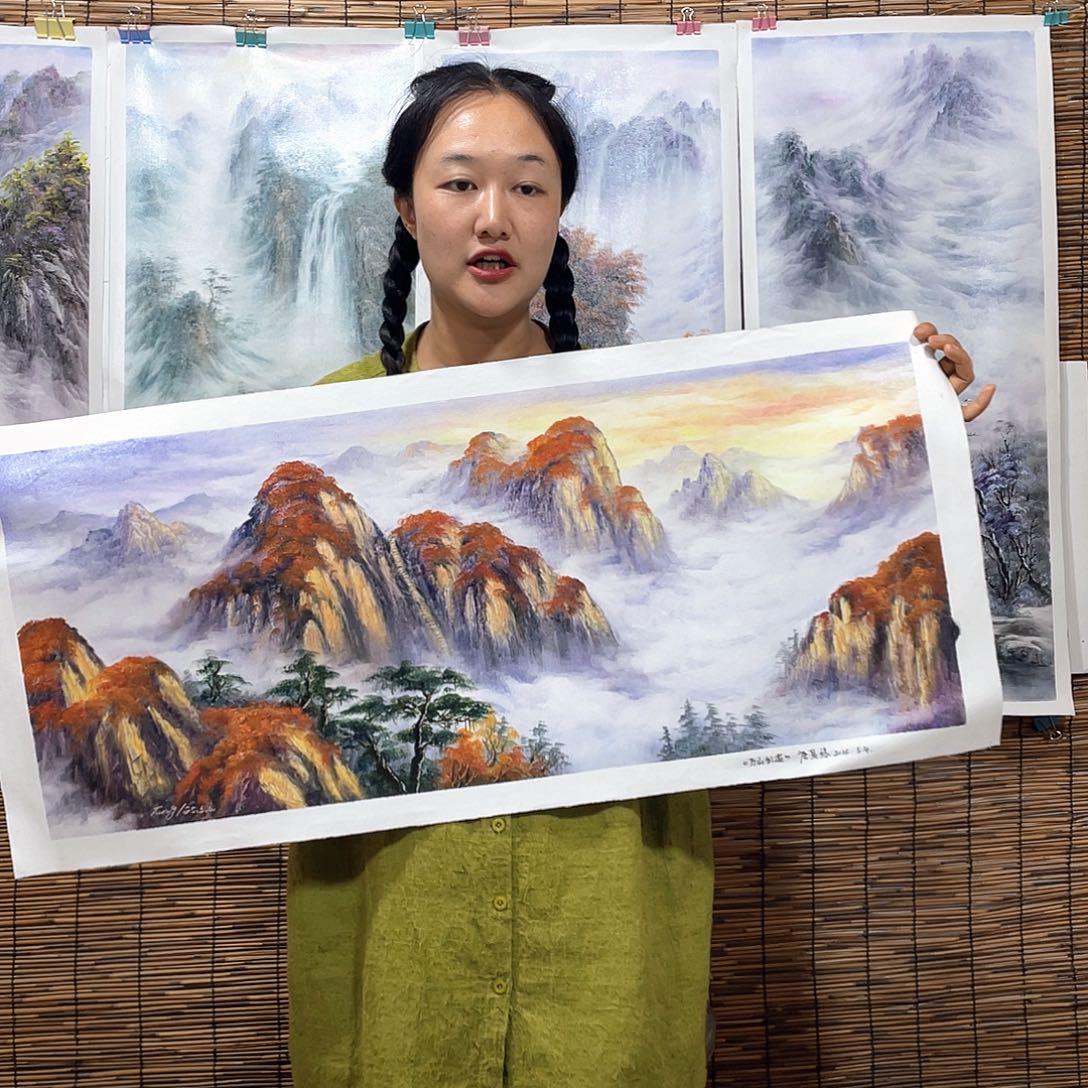 油画薇爽恭喜竞拍成功！