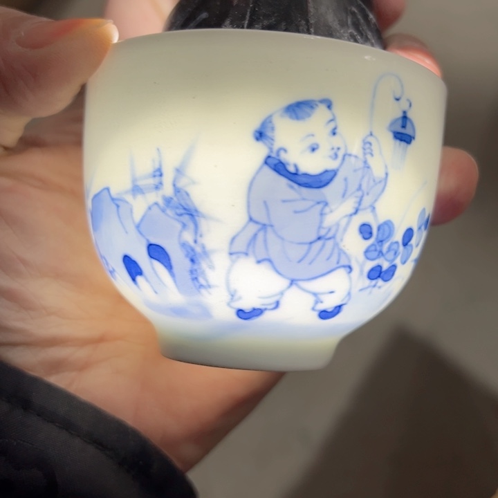 杯手绘缸杯一个陶瓷