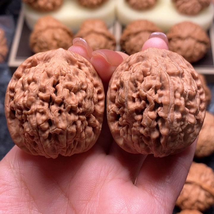 文玩核桃把件野生莲花37