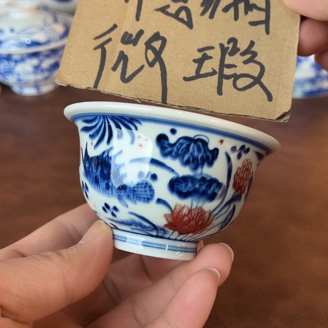 杯景德镇全手工手绘陶瓷