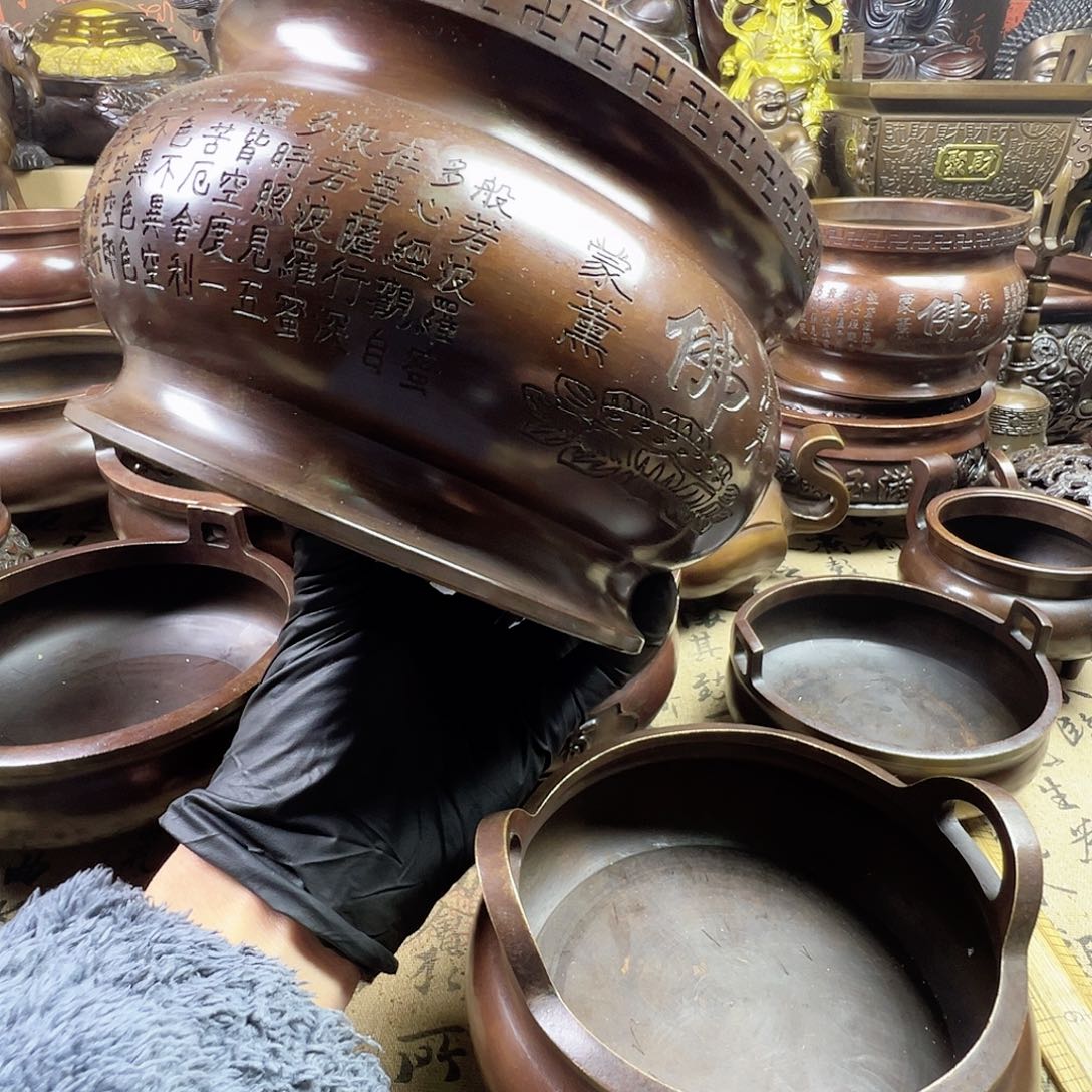 j****n香炉 家用供香炉 风水摆件 聚宝盆 家居摆件