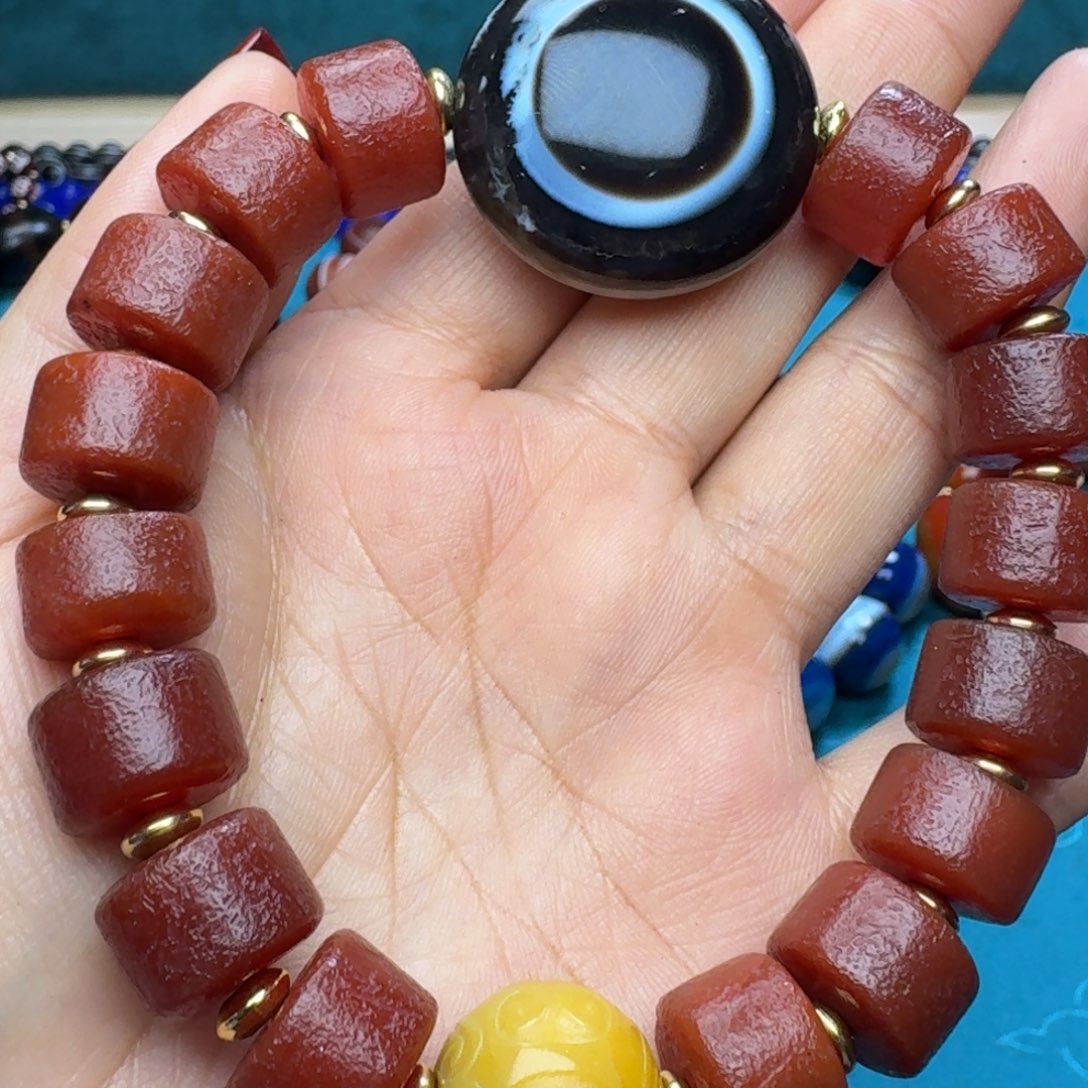 玛瑙/玉髓未镶嵌项链