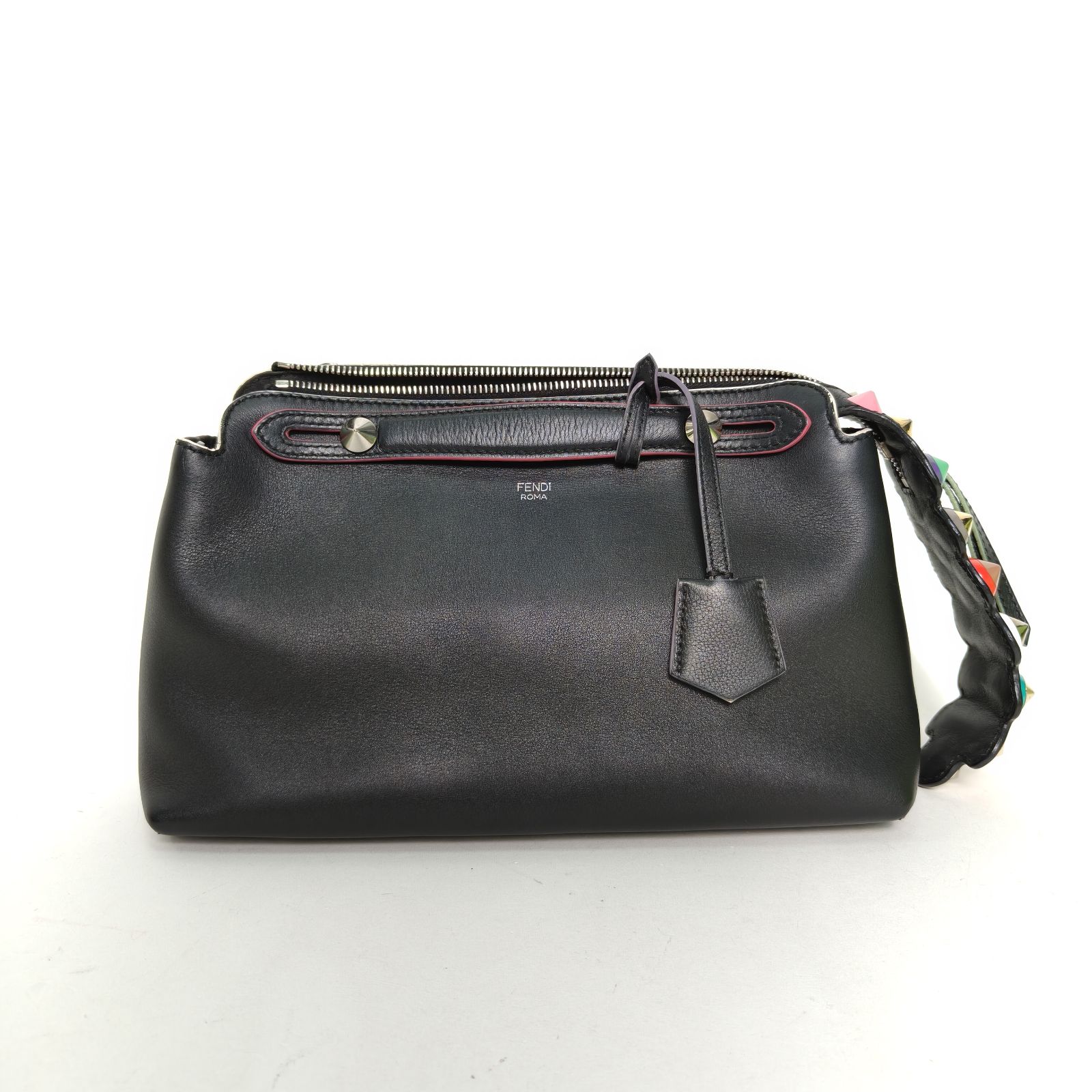 95新 FENDI/芬迪 小花Jerry活动BY THE WAY 中号 拼色包