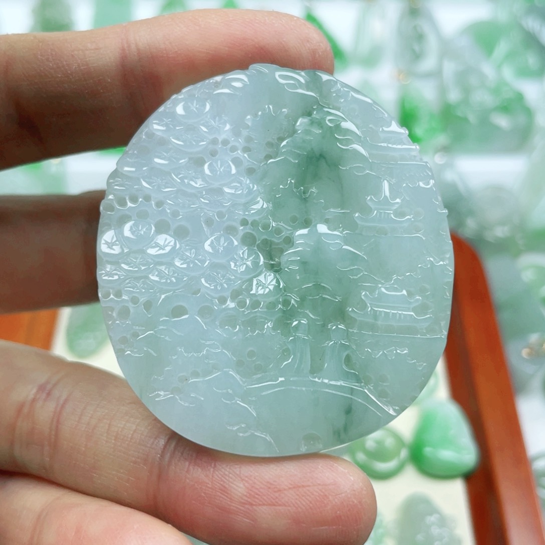 翡翠吊坠(不含链)未镶嵌