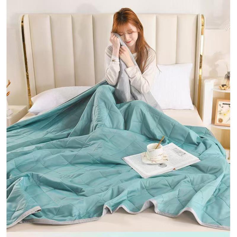 新款凉感丝夏被冰丝凉感空调被夏季薄被子学生被