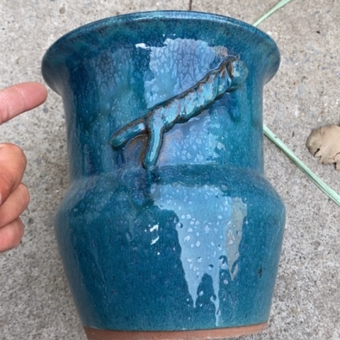 【闪购商品】紫砂花盆高22口20瑕疵