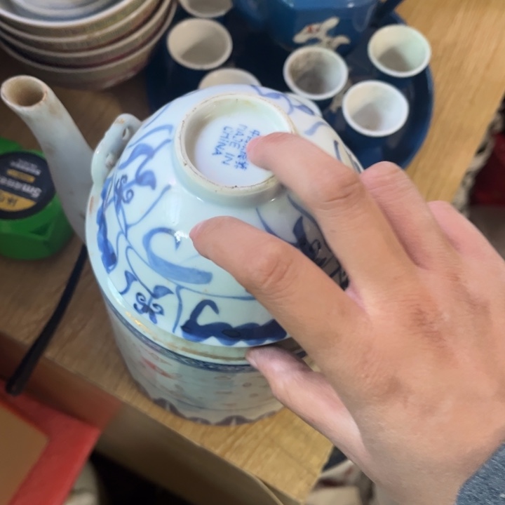 瓷片好***树景德镇陶瓷一个