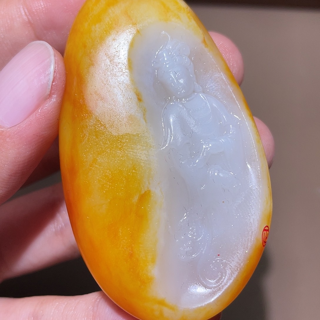 和田玉颈饰未镶嵌Y