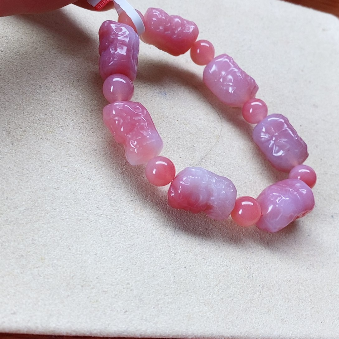 玛瑙手饰未镶嵌盐源029