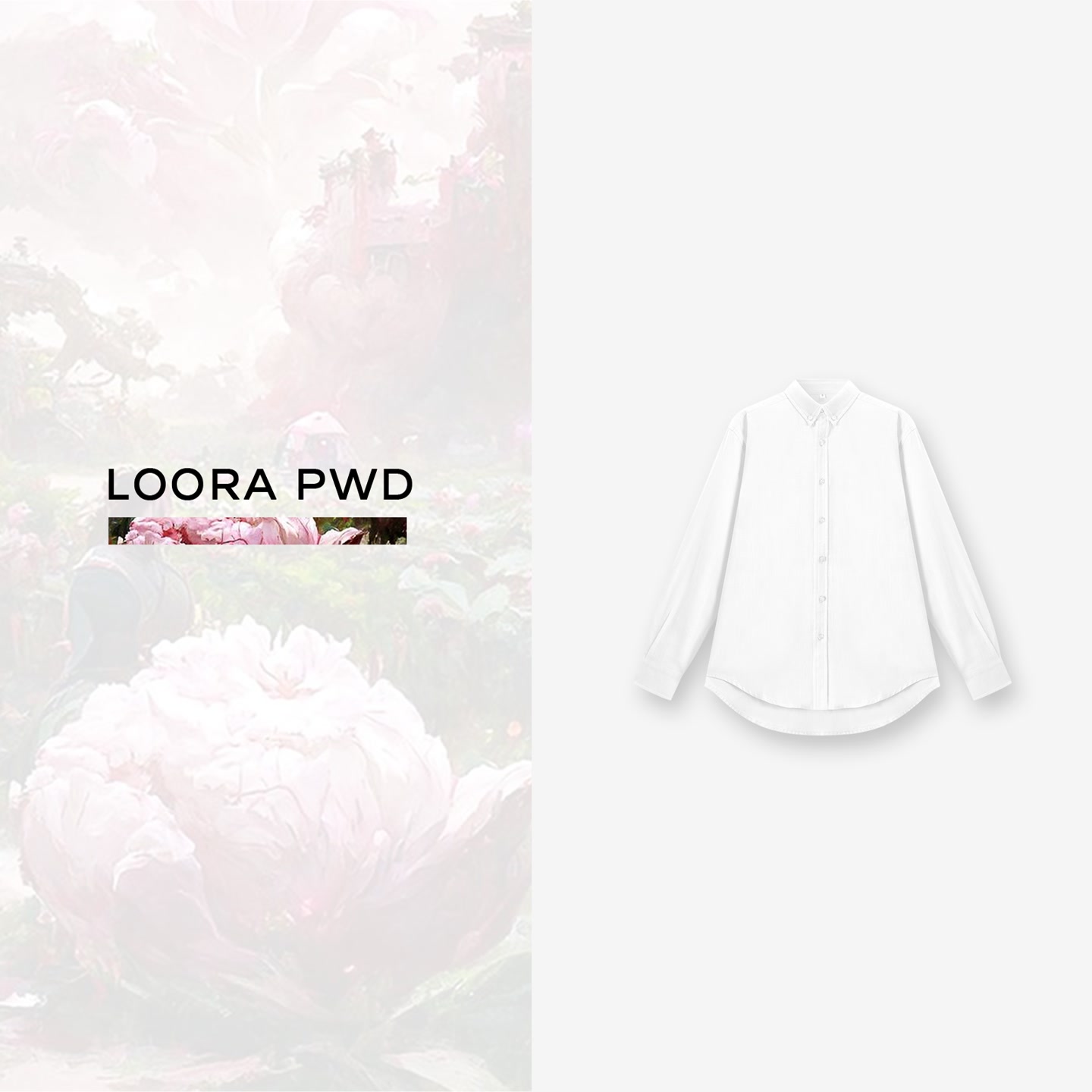 LOORAPWD/罗拉密码 2024款夏季洋气纯棉女士衬衫24CJBH0081N