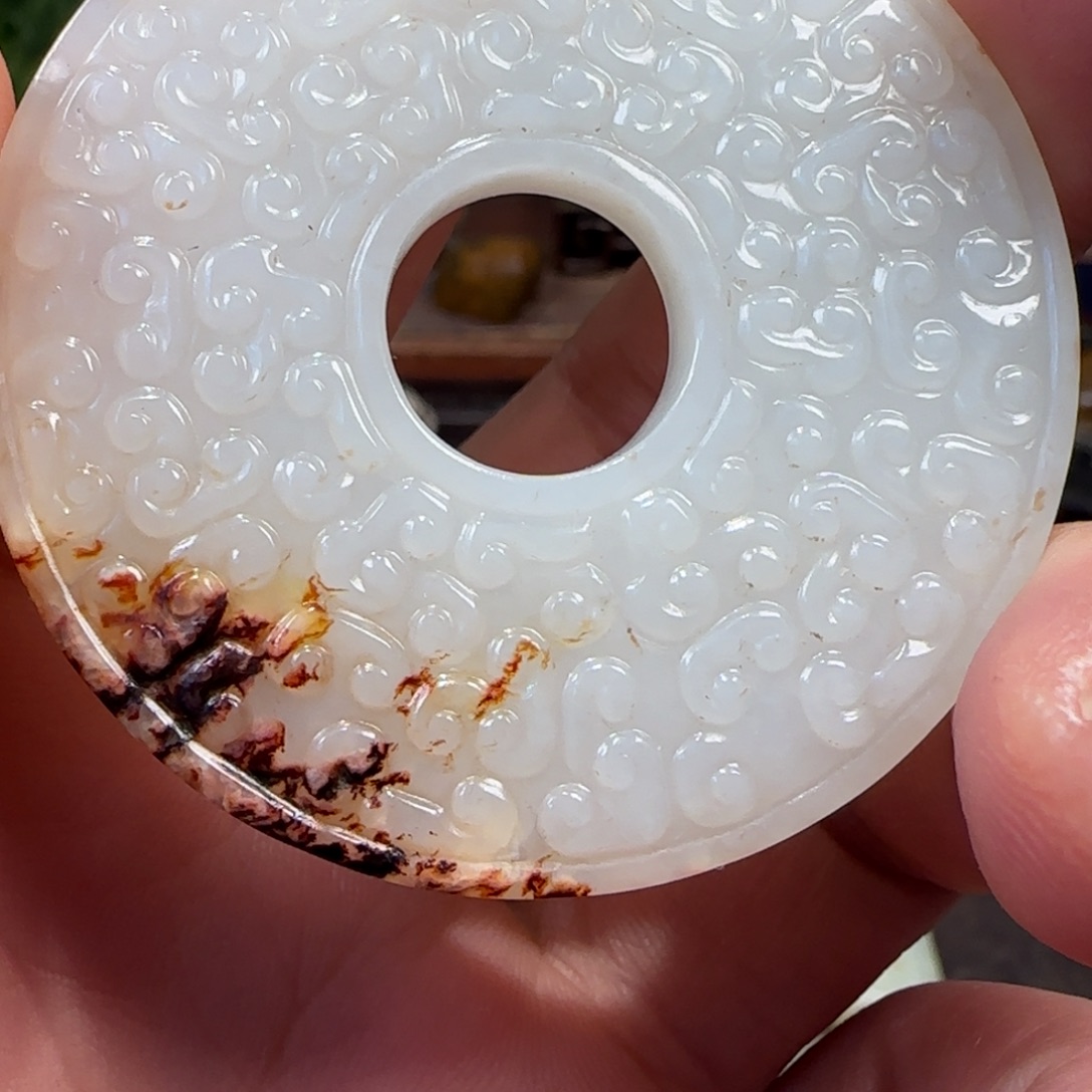 5***哥和田玉（糖玉）未镶嵌车挂