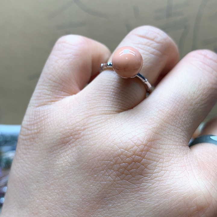 水晶水晶戒指银S925镶嵌