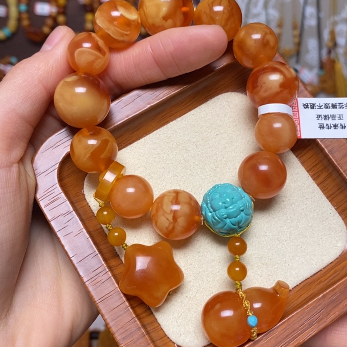 【闪购商品】手链蜜蜡未镶嵌手串