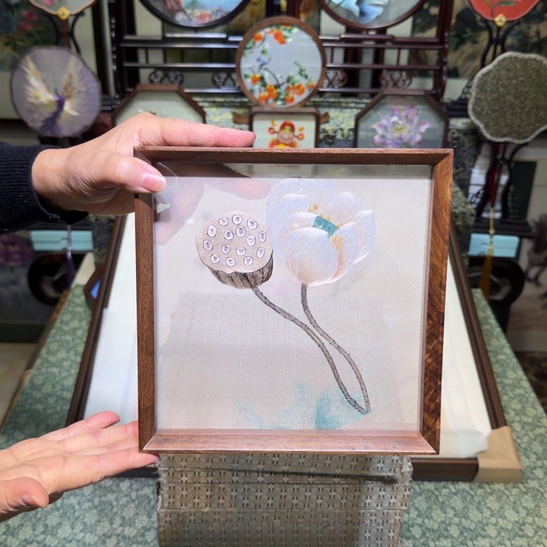 刺绣手工苏绣工艺制作技艺高超精湛