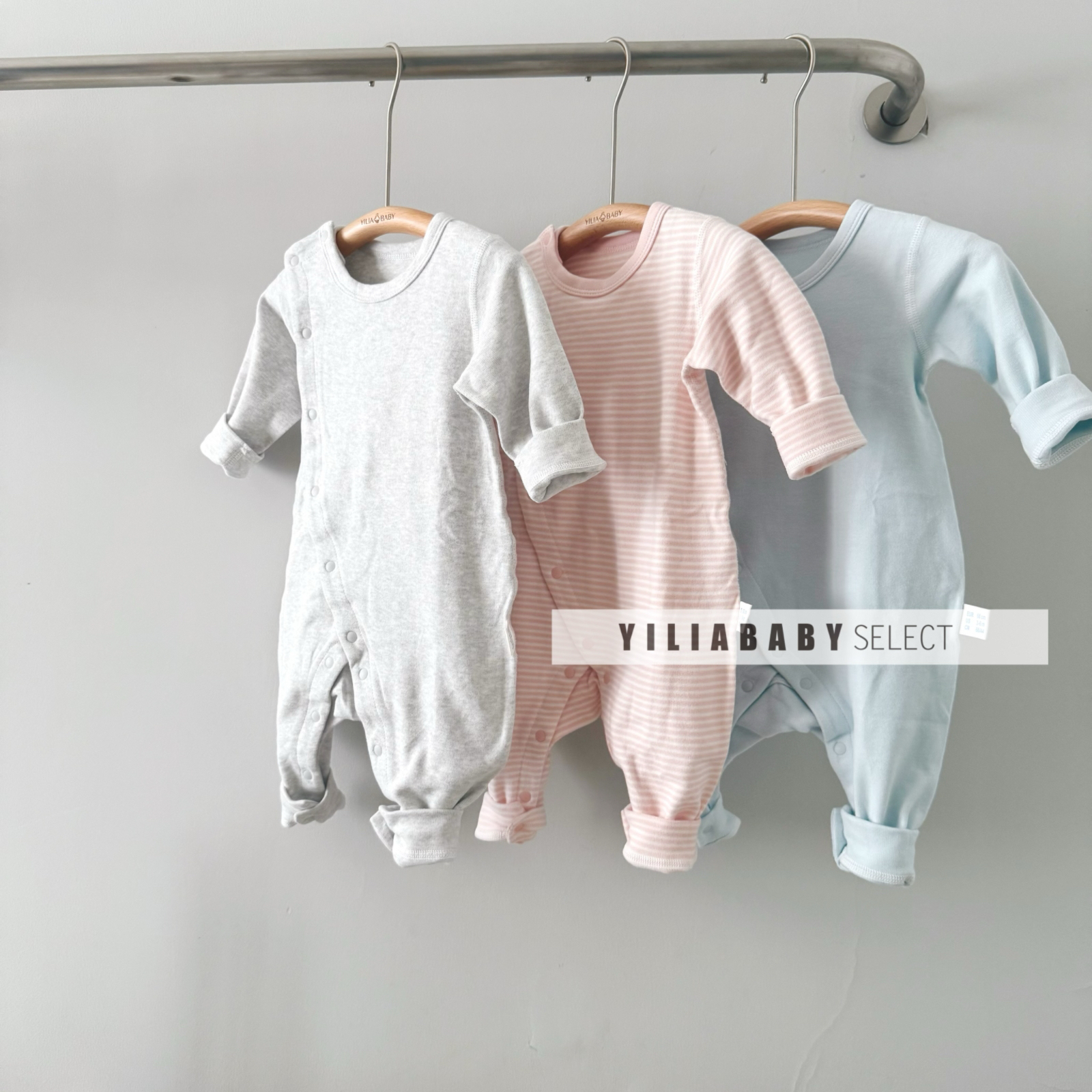 新生儿专属！宝宝秋冬加厚保暖舒绒斜襟侧开护肚连体衣爬服