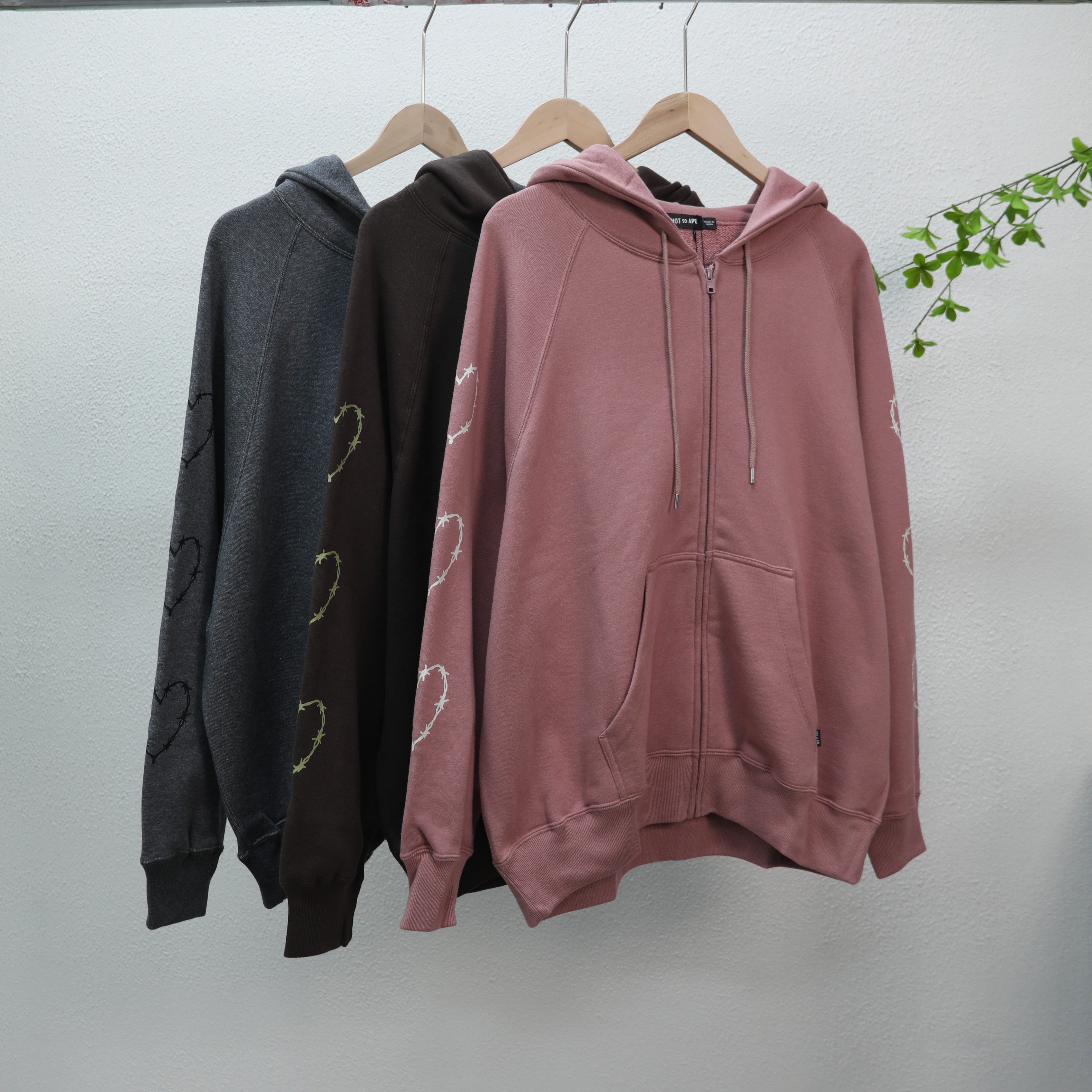 【N】潮牌男女情侣款舒适百搭时尚帅气连帽卫衣2020-B4-8-B4-16