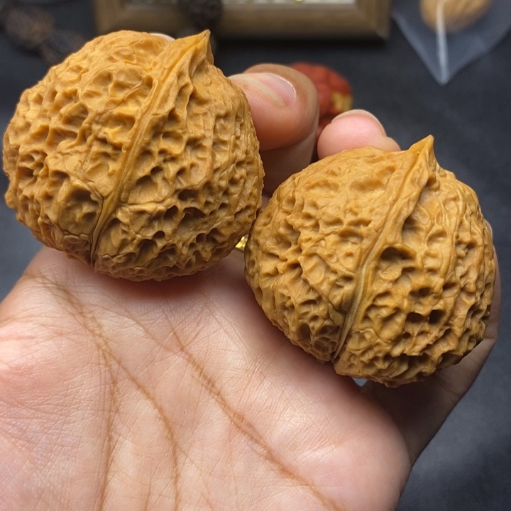 把件文玩核桃46尺寿桃