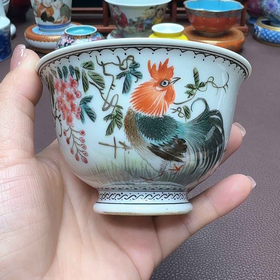 瓷片景德镇仿古手工制作精品展示