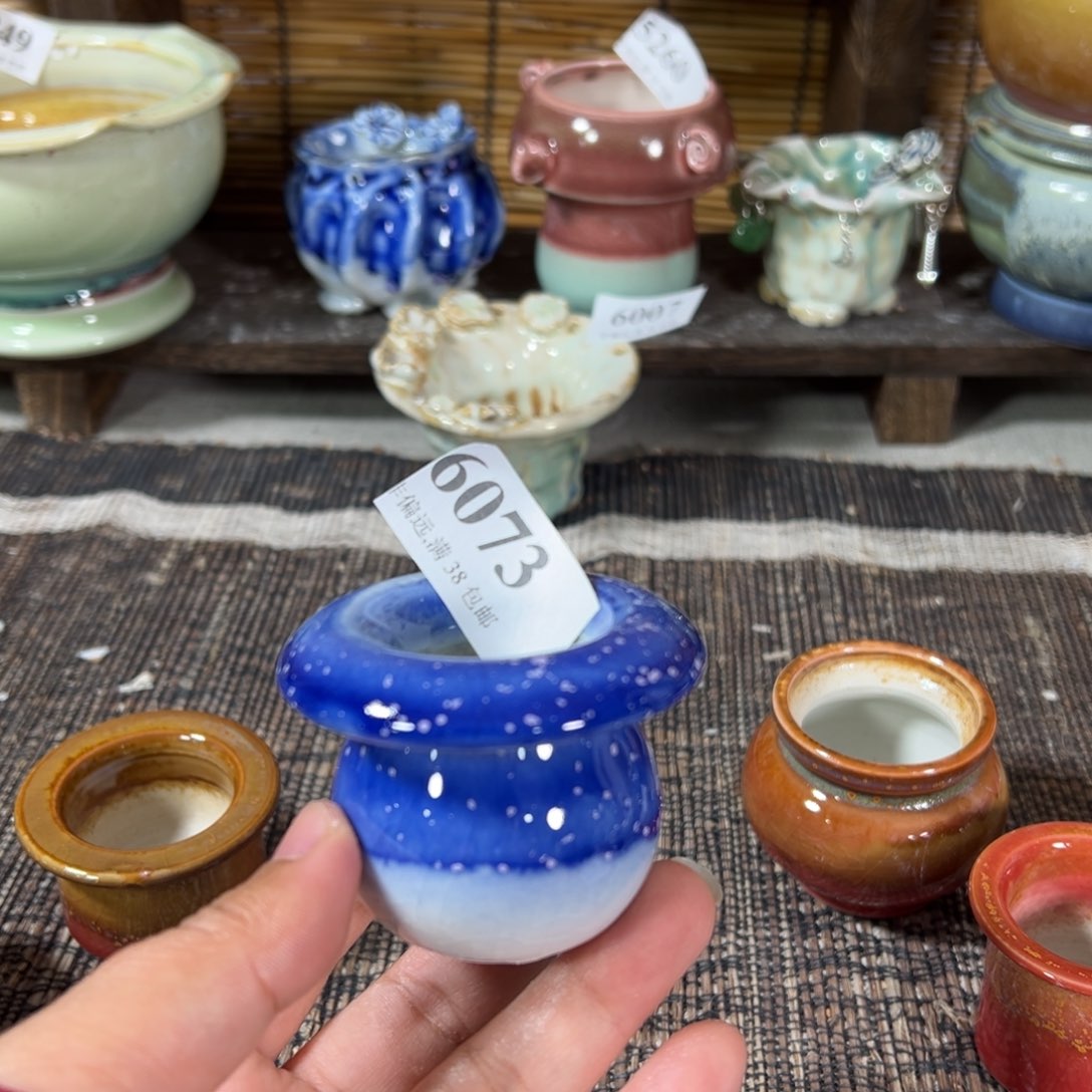 红陶 景德镇手工花盆