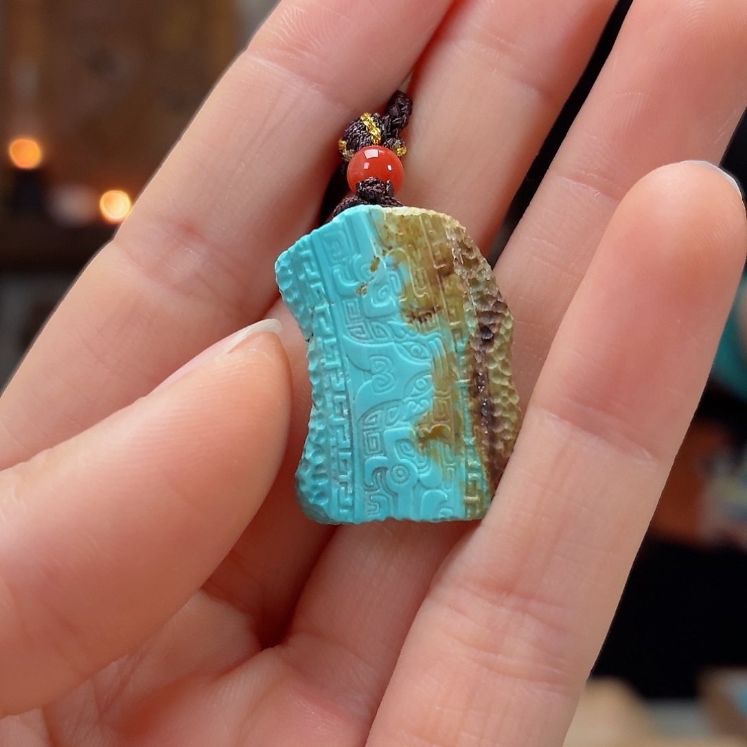 未镶嵌绿松石珠宝奇石