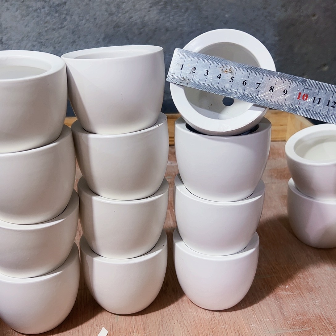 有孔，外贸尾单陶瓷花盆凑单10米包邮十二个