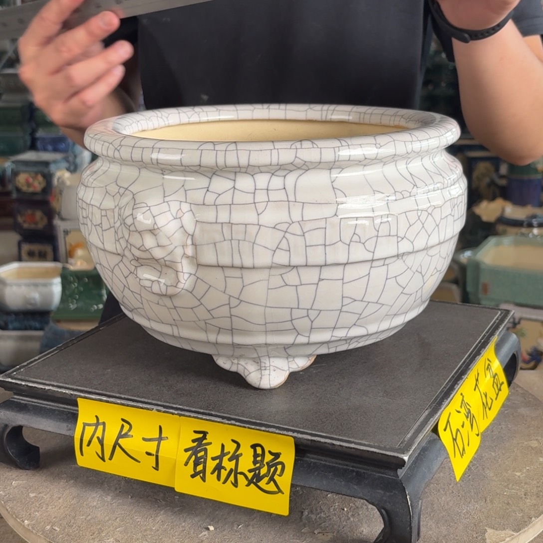 一风堂石湾花盆。内口21*13