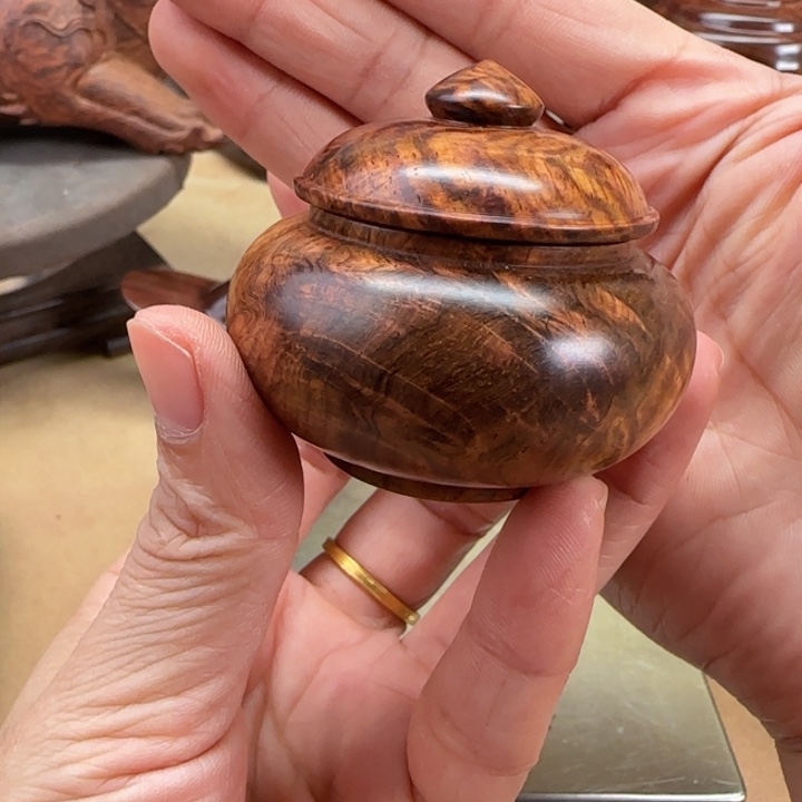 黄花梨/降香黄檀品香罐