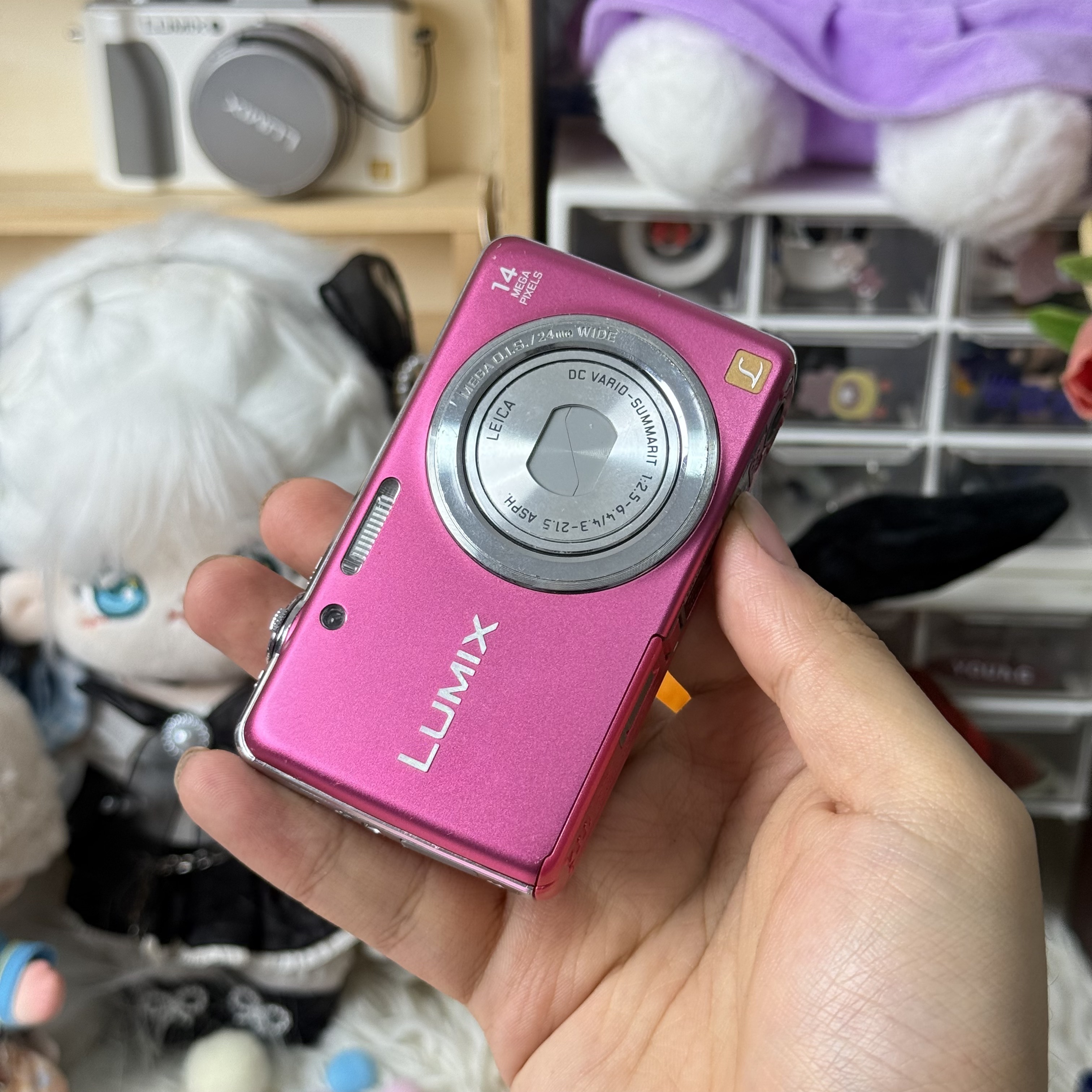 9新 Panasonic/松下 松下fh6冷白皮1400万像素柔焦适合新手带配件