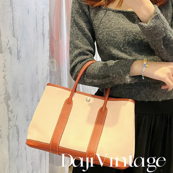 95新 Hermes/爱马仕 大吉中古3/Hermes爱马仕树莓粉花园30手提包