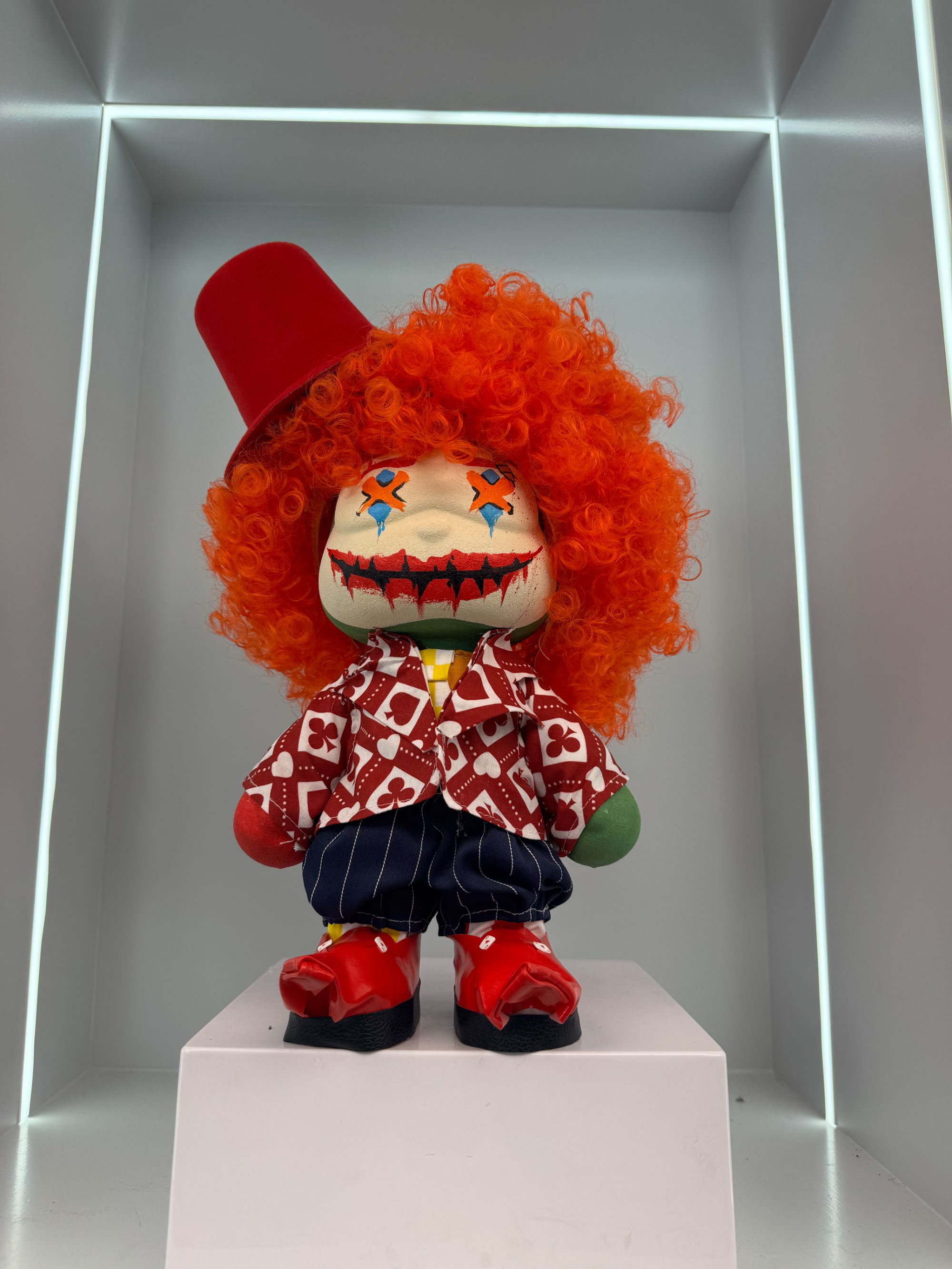 熊子路 小丑 32厘米摆件家居摆件可爱绒玩具公仔玩偶生日礼物娃娃