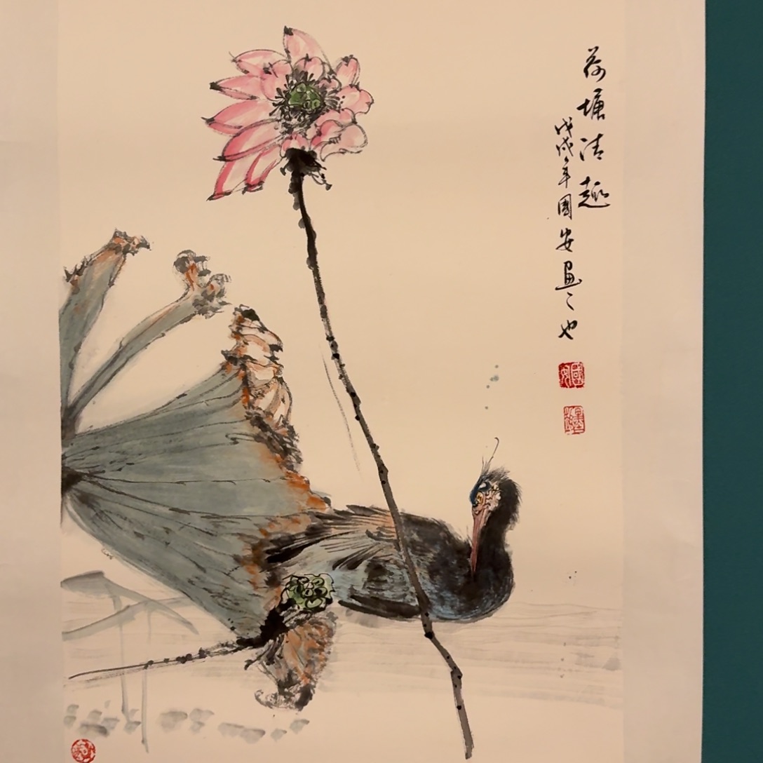 国画丁老师画家作品