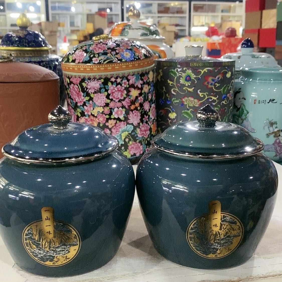 【闪购商品】罐陶瓷茶叶罐密封罐