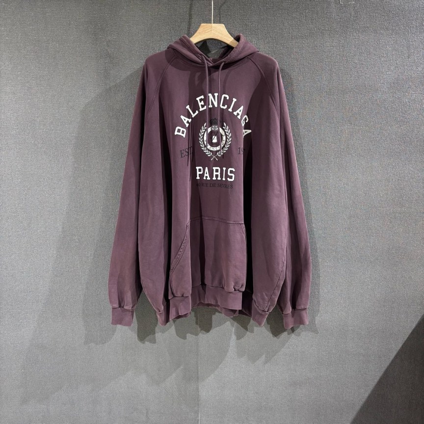 未使用 Balenciaga/巴黎世家 （pm）皇冠麦穗帽衫卫衣 全新4码/0930