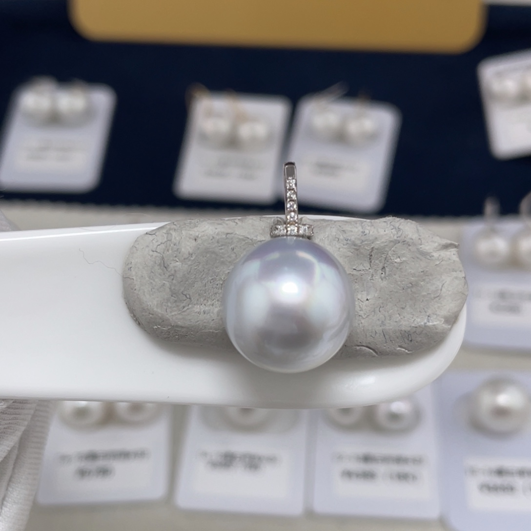 海水珍珠未镶嵌澳白单珠14-15