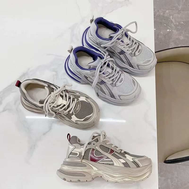 夏季秋冬女户外运动老爹鞋休闲鞋男士运动鞋潮流厚底