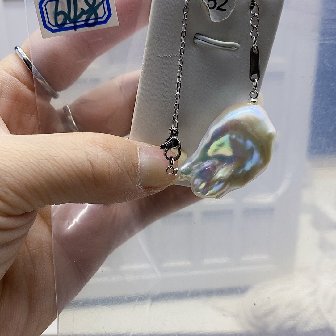 颈饰合金淡水珍珠