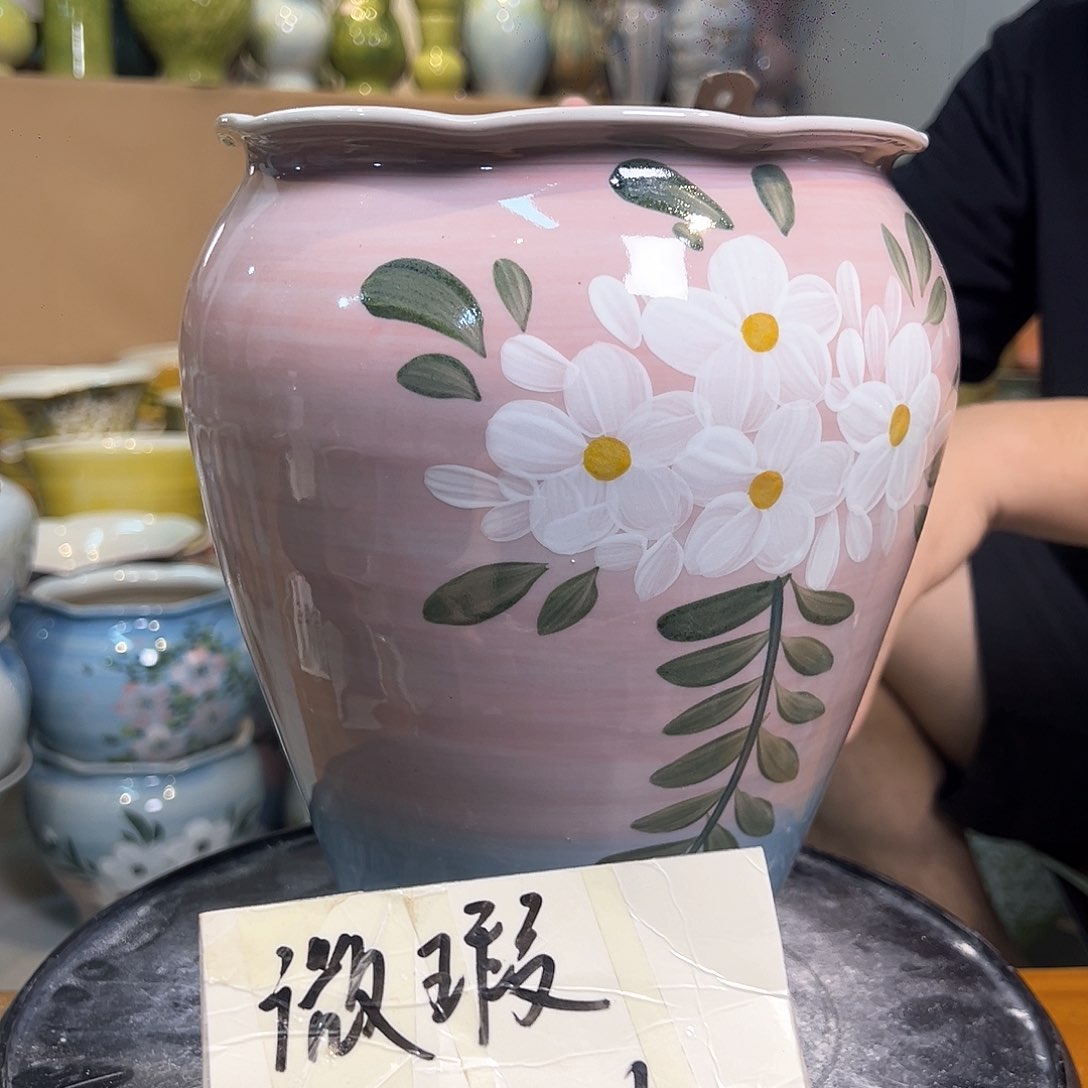 景德镇陶瓷花盆123